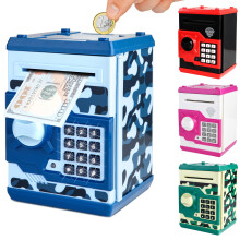 Pup Go Digital Money Box for Kids Ages 3+, Electronic Piggy Bank ATM with Password Safe, Auto Cash Scroll Money Saving, Money Bank for Notes & Coins,