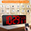Large Digital Wall Clock with Remote Control 17.2" LED Large Display Timer with Temperature Date Week Auto DST Adjustable Brightness, Big Wall Alarm 2