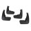 4Pcs Black Mud Flaps for Captur 2019-2024, Impactproof & High Strength 9