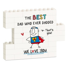 IDELTIME Dad Birthday Gifts - Daddy Plaque, Funny Dad Gifts for Dads Birthday Valentines Father Day Christmas, Ideas, Unique Daddy Card for Papa