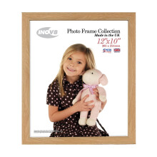Inov8 Framing - Lime Oak 12x10 Inch (25x30cm) British Made Photo Frame - Wood Effect with Glass Picture Frame
