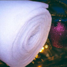 Love Aquatics 16ft Roll of Artificial Fake Snow Christmas Nativity Soft White Blanket
