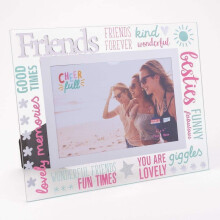 Widdop & Co. Glass 3D Words Photo Frame 6 x 4 - Friends CF10064FRD
