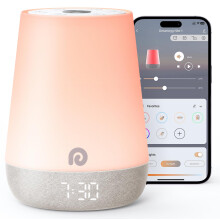 Dreamegg Sleep Trainer Clock for Kids - White Noise Machine with 34 Soothing Sounds, Alarm Clock with Lights, Ok to Wake, Nap Timer, White Noise App