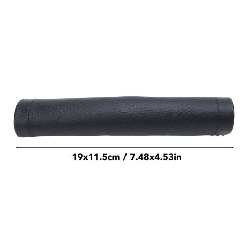 4 Stück schwarze PU-Leder Babyschieber-Griffabdeckung 19x11,5 cm 1