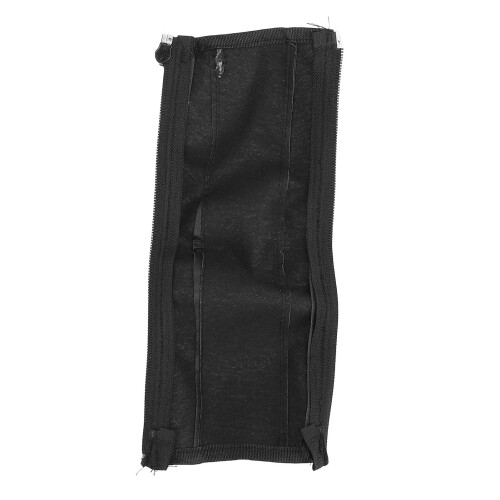 4er Set Kinderwagengriffschutz PU-Leder Schwarz 1