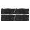 4pcs PU Leather Stroller Handle Covers, Washable, Universal Black 3