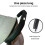 4pcs PU Leather Stroller Handle Covers, Washable, Universal Black 4