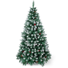 SunJas Artificial Christmas Tree Pine Material PVC (120cm, 390pints)