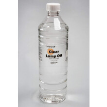 CLEARCRAFT Smokeless and Odourless Clear Lamp Oil - 1 Litre with Free Funnel