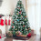 SunJas Artificial Christmas Tree Pine Material PVC (120cm, 390pints) 2