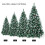 SunJas Artificial Christmas Tree Pine Material PVC (120cm, 390pints) 5