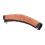 4pcs Brown PU Leather Stroller Handle Cover, Washable & Zippered 9