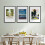 upsimples 3 Pack 40x60 Frame, Black 40x60cm Picture Frames, Wall Hanging Photo Frame 5