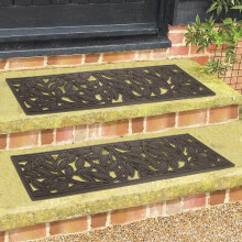 Greena? Outdoor Non-slip Rubber Safety Anti-slip Step/Stair Mats x 2
