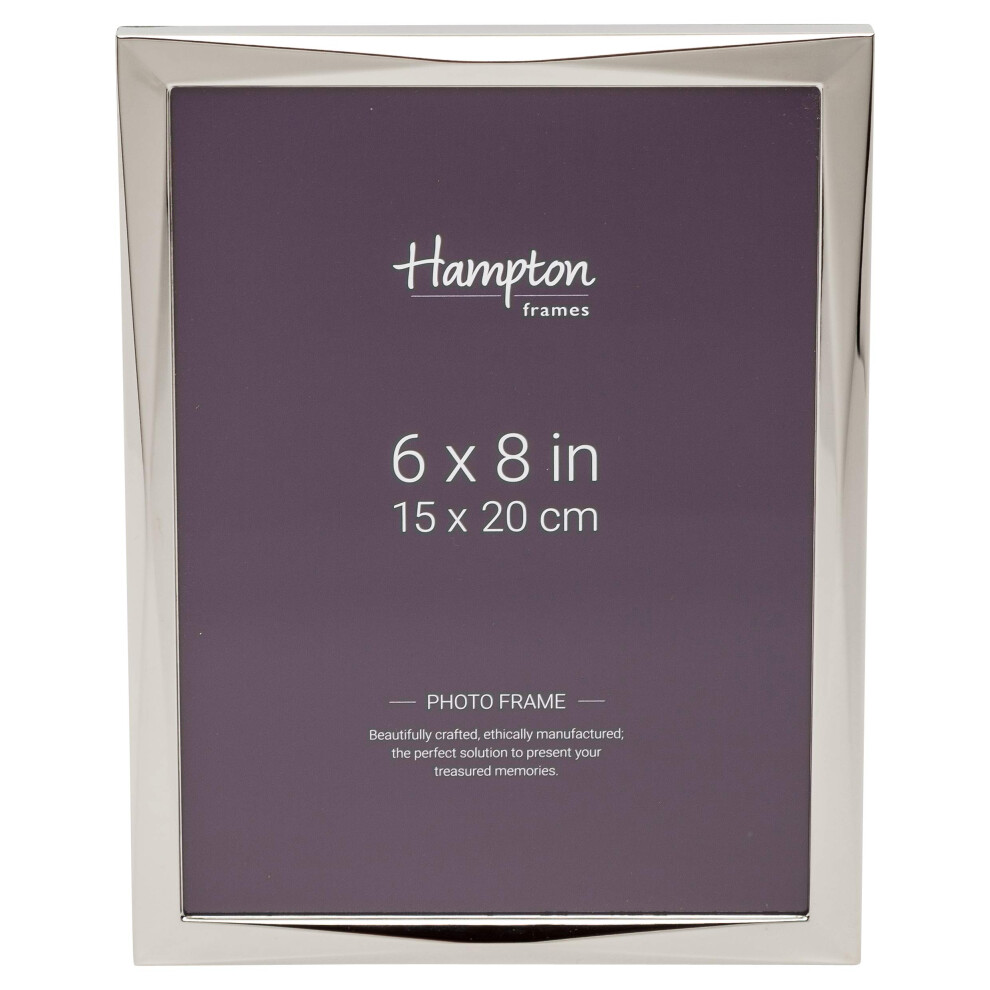 Hampton Frames Photo Frame, 6X8 (15X20cm) Silver 5051224513833