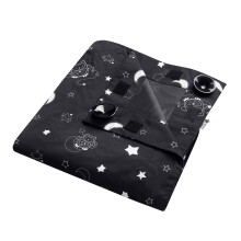 Tommee Tippee Sleeptight Portable Blackout Blind, Medium, 99 x 130 cm, Star and Moon Print, Suction Cups, Lightweight, Adjustable Baby and Toddler