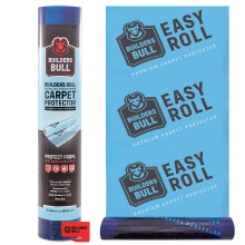 Heavy-Duty Carpet Protector ? Strong Self-Adhesive Floor Protector ? Premium Carpet Floor Covering - Waterproof Carpet Roll - Easy Unwind Plastic