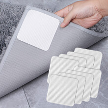 FuKuEn Non Slip Carpet Grippers for Laminate floors Anti Slip Rug Underlay Gripper for Rugs Vacuum Tech Rug Pads Grippers Anti Curling Carpet Grips on