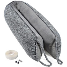 CNMTCCO Heavy Under Door Draught Excluder, 91 X 10 cm Wind Stopper for Window & Door, Air Door Draft Stopper Noise Blocker for Bottom of Door with