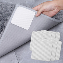 FuKuEn Anti Slip Mat Grippers for Rugs on Wooden Floors Vacuum Tech Rug Pad Gripper Washable Cuttable Reusable Carpet Grippers Non Slip Rug Pads Keep