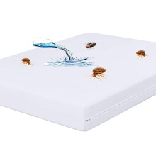 IMFAA Fully Zipper Encasement Anti Bug Bed & Anti allergy 100% waterproof Mattress Protector/full Cover (Double(137x190+40) Cm)