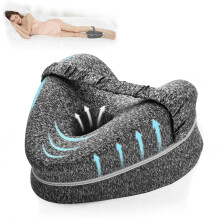 BEAUTRIP Leg Pillow | Ergonomic Side Sleeping Pillows | Memory Foam Knee Pillow with Strap for Side Sleeper | Leg Support Cushion with Removable and