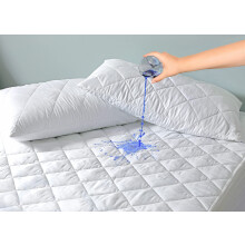 ZNR? Quilted Waterproof Mattress Protectors Super King Size | 40 CM Extra Deep Skirt | Fitted Sheet Style Bed Cover | Hypoallergenic | Dust Mite Proof