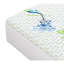 BAMBOO Water Proof Mattress Protector Topper cover Extra Deep Fitted 40 CM Depth Breathable Antialergy Non Noisy Bug Proof S.King-40cm