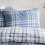 Catherine Lansfield Catherine Lansfield Kelso Check Reversible Double Duvet Cover Set with Pillowcases Blue 3