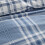 Catherine Lansfield Catherine Lansfield Kelso Check Reversible Double Duvet Cover Set with Pillowcases Blue 4