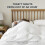 Dimplex Dimplex DXUBK Machine Washable Heated Under Blanket With Extra Foot Warmth - King - White 3