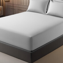 Pamposh Double Fitted Sheet Extra Deep Pocket 40 cm (16 inches) Durable Elastic Fitted Bed Sheets Double - Premium Brushed Microfibre Fitted Sheet -
