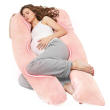 Nuliie Pregnancy Pillow for Sleeping, U Shaped Full Body Pillow Pregnancy Pillows, Maternity Pillow Support for Back, Hips, Legs for Pregnant Women,