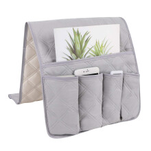 Sofa Chair Armrest Storage Organizer Non-Slip Couch Recliner Remote Control Holder Waterproof Sofa Arm Tidy Hanging Storage Bag with 5 Pockets Holder