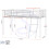 Seconique Seconique Kora 3' Single Mid Sleeper Bed in Black 3