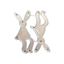 Rabbits Shape Die Cut Tree Die Cut Metal Templates Carbon-MH894