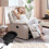 ZESHGON Recliner Release Pull Handle, Aluminium Alloy Universal Chair Release Pull Handle Replacement with Cable, Metal Chair Recliner Handle 3