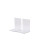 Maul acrylic bookends Modern 8 x 8 x 10 cm transparent 1