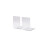Maul acrylic bookends Modern 8 x 8 x 10 cm transparent 2