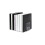 Maul acrylic bookends Modern 8 x 8 x 10 cm transparent 5