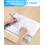 eSynic A3 Drawing Board Set, A3 Multifunction Drafting Table Adjustable Measuring System Angle Parallel Motion Drawing Board with Protractor, Paper 3