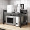 Microwave Oven Rack Adjustable Kitchen Storage Shelf for Countertop with Rice Cooker Space Saving 3