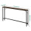 FURWOO Slim Console Table for Hallway Industrial Compact Display Table Sofa Table for Small Spaces(Rustic Brown) 3