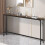 FURWOO Slim Console Table for Hallway Industrial Compact Display Table Sofa Table for Small Spaces(Rustic Brown) 2