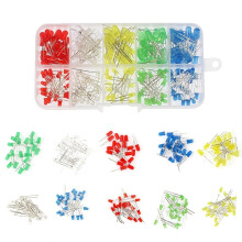 200pcs 3mm and 5mm LED Diodes Kit MultiColor Assortment for DIY Electronics and Home Décor