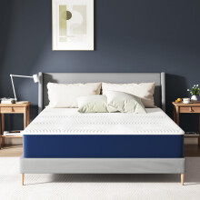 Matoresu Double Mattresses with Breathable Gel Memory Foam, Double Bed Mattress 135x190x20cm with Removable Cover, Pressure & Back Pain Relief, Medium