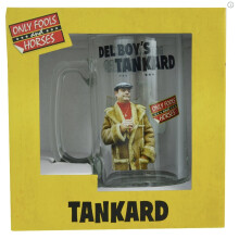 Only Fools and Horses Dave's Beer Tankard Glass Retro 80s TV Show Novelty Beer Mug for Pint/Mini Classic Beer Yellow Color Gifted Box for Him, Show
