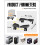 CPU Stand for PC Computer Case Holder Bracket Desktop Mainframe Rack with Brake with 4 Caster Wheels(Black) 2