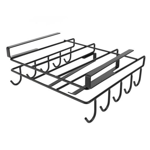 Under Cabinet Cutting Board Holder Rustproof Carbon Steel NoDrill SpaceSaving Kitchen Organizer